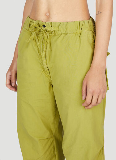 抽绳直筒裤 GANNI 抽绳直筒裤 绿色 gan0253072