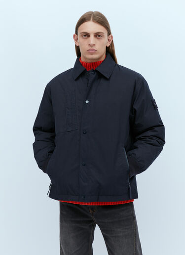 Real Down Jacket Stone Island Real Down Jacket Navy sto0154025