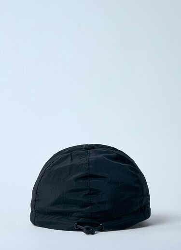 Stone Island Logo Motif Baseball Cap Black sto0160056
