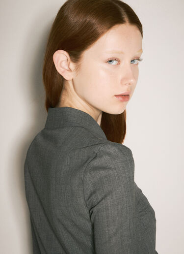 Slim Zip Shirt Our Legacy Slim Zip Shirt Grey our0258020