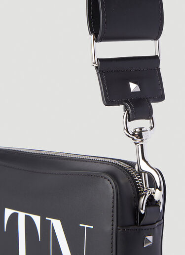 Valentino VLTN Leather Crossbody Bag Black val0145046