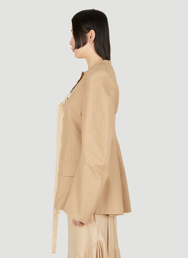 Sportmax ビブリオジャケット ベージュ spx0248014