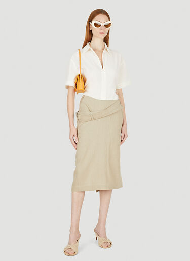 Jacquemus La Body Baunhilha Bodysuit Cream jac0248026