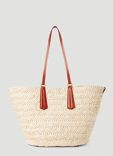 Max Mara Straw Tote Bag Beige max0252067