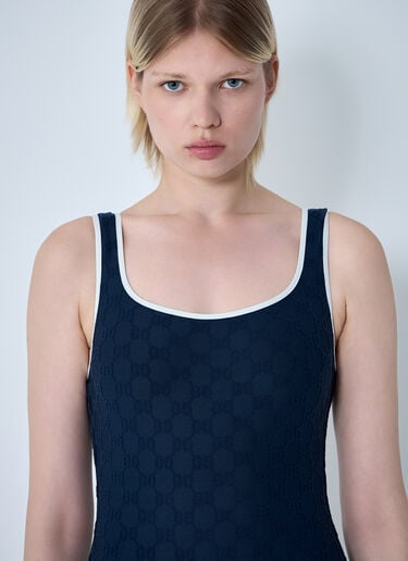 Gucci GG Terrycloth Swimsuit Blue guc0259023