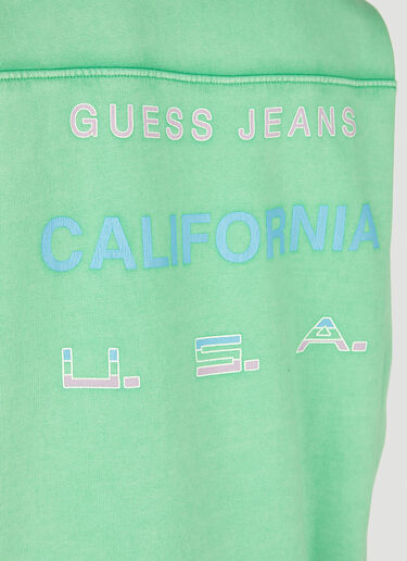 Guess USA 빈티지 로고 스웨트셔츠 그린 gue0152004