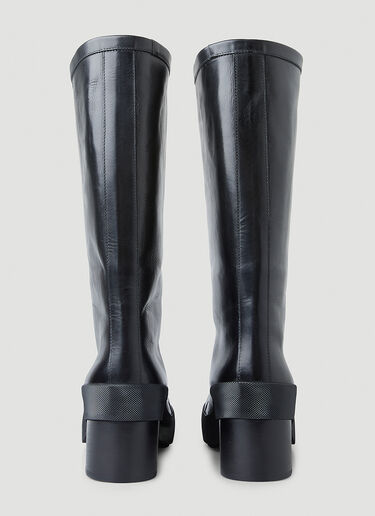 Block Heel Boots Raf Simons Block Heel Boots Black raf0150016
