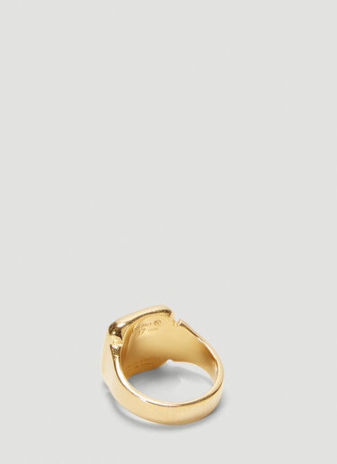 Bottega Veneta Square Signet Ring Gold bov0143051