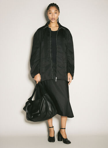Marni Twill Midi Skirt Black mni0258004