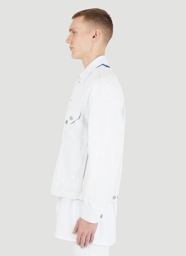Maison Margiela Paint Coated Jacket  White mla0145001
