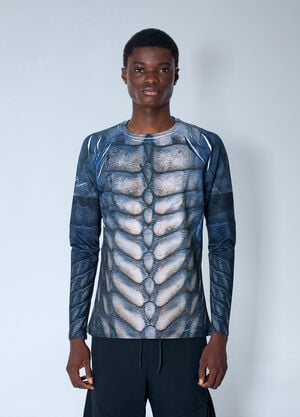 Nike by Yaku Re-Create Longsleeve Top Blue nik0165013