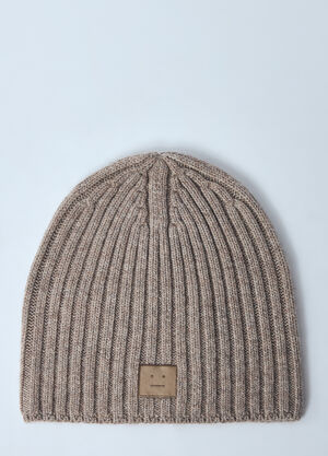 Gucci Logo Motif Beanie Hat Brown guc0159072