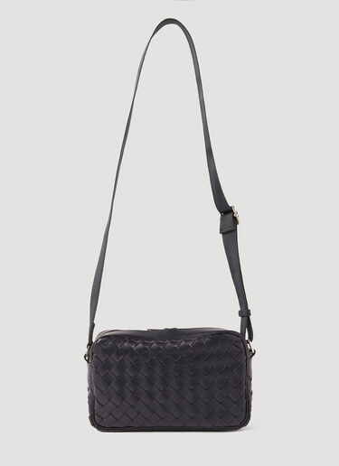 Bottega Veneta Classic Intrecciato Small Crossbody Bag Black bov0151082