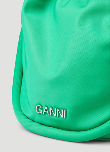 GANNI Knot Mini Handbag Green gan0251065