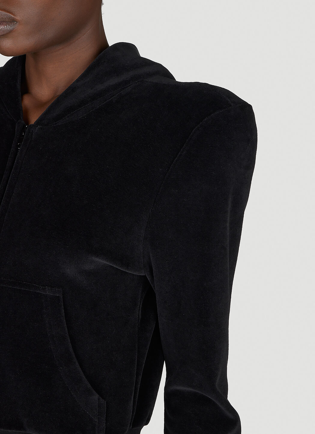 Balenciaga 3B Sports Icon Round Shoulder Jacket in Black für Damen