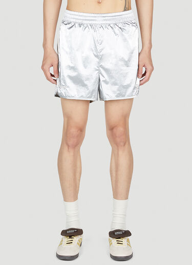 adidas by Wales Bonner Metallic Track Shorts Silver awb0352005
