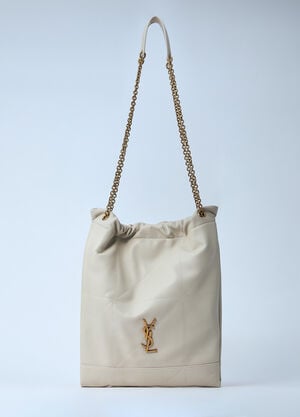 Saint Laurent Jamie Pochon Shoulder Bag Beige sla0259072