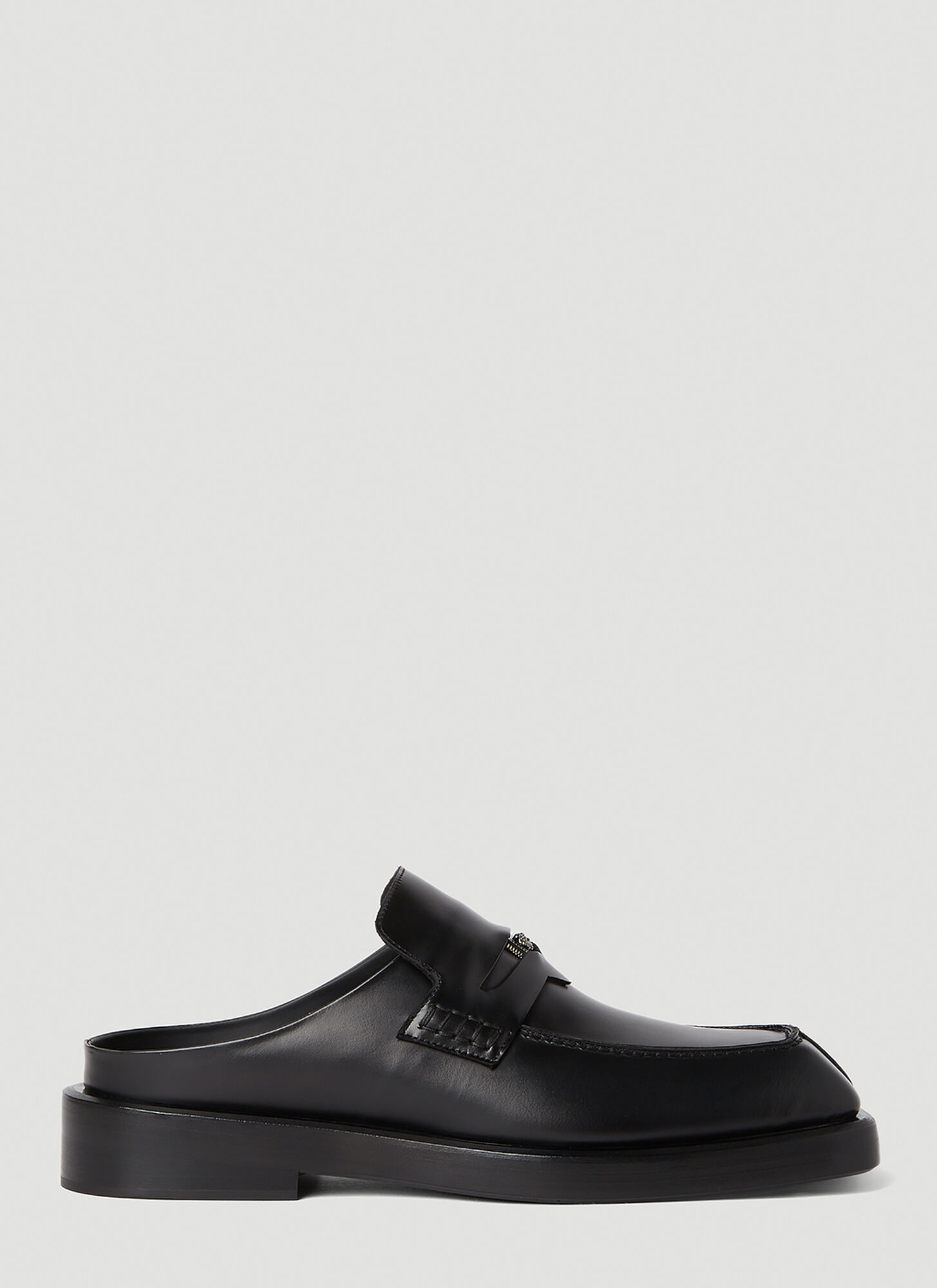 Versace Squared Loafers Male Black