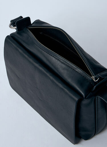 Dries Van Noten 皮革斜挎包  黑色 dvn0160037