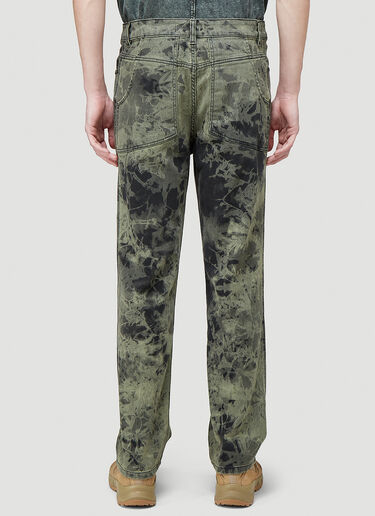 Eckhaus Latta Tie-Dye Jeans Green eck0343001