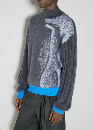 Kiko Kostadinov 마리안 니트 스웨터 블루 kko0154012