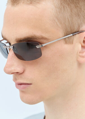 Prada Rimless Sunglasses Black lpr0157007