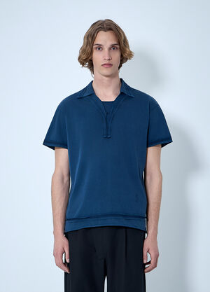 Kiko Kostadinov Otak Polo Shirt Blue kko0164007