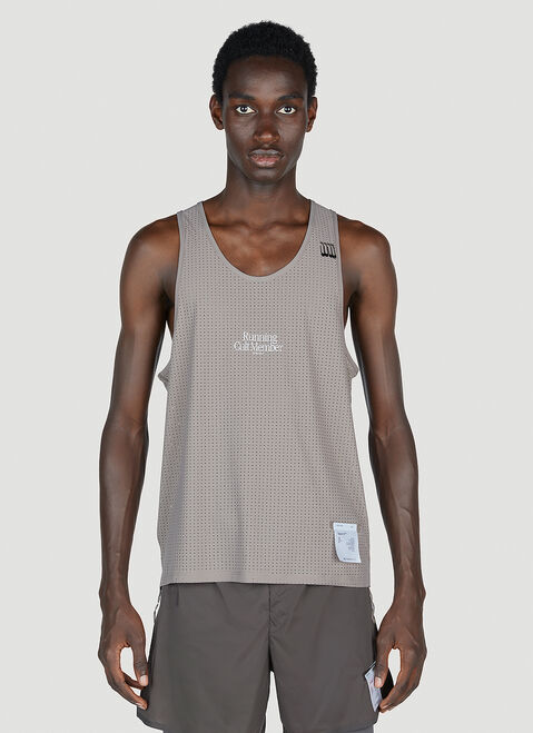 Satisfy Space-O Tank Top Brown sat0151026