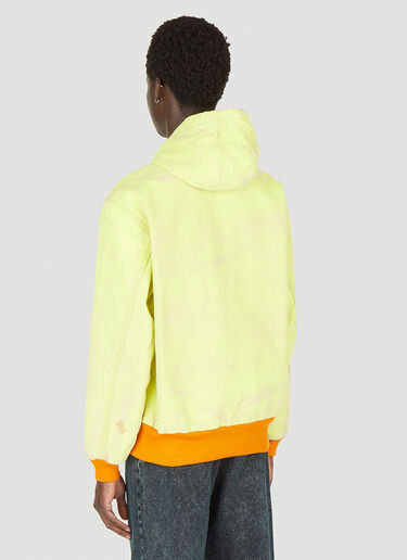 NOTSONORMAL Zip Up Hooded Sweatshirt Yellow nsm0348004