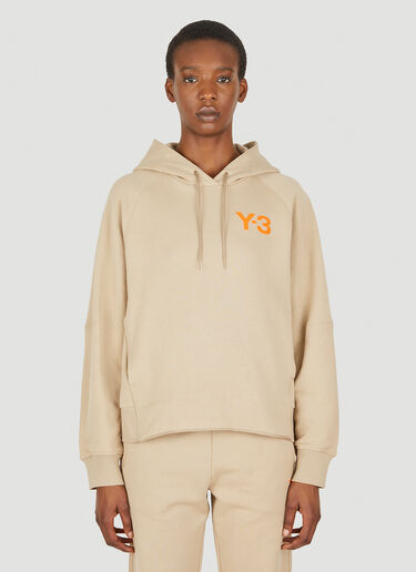 Y-3 Logo Hooded Sweatshirt Khaki yyy0249015