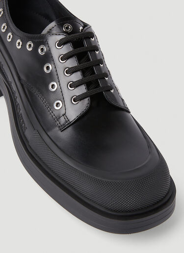 Alexander McQueen Eyelet Derby Shoes Black amq0151049