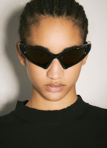 Balenciaga Runner Cat Sunglasses Black bcs0357004
