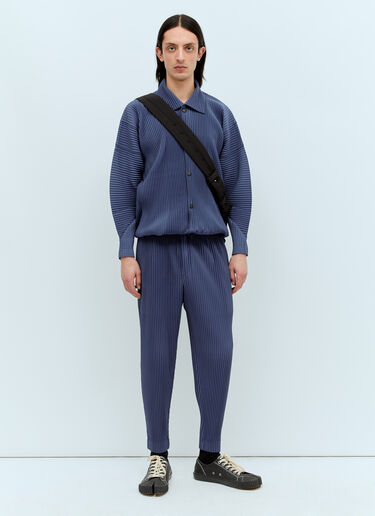 Homme Plissé Issey Miyake MONTHLY COLORS：2月のプリーツパンツ ブルー hmp0156009