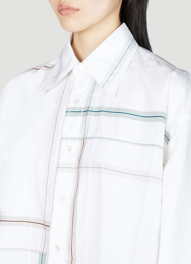 ストライプシャツ Bottega Veneta ストライプシャツ ホワイト bov0255004
