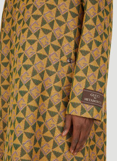 Gucci G Rhombi Coat Yellow guc0151027