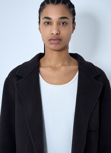 TOTEME Doublé Wool Jacket Black tot0260010