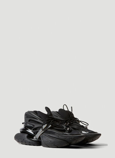 Balmain Unicorn Sculpted Sneakers Black bln0153015