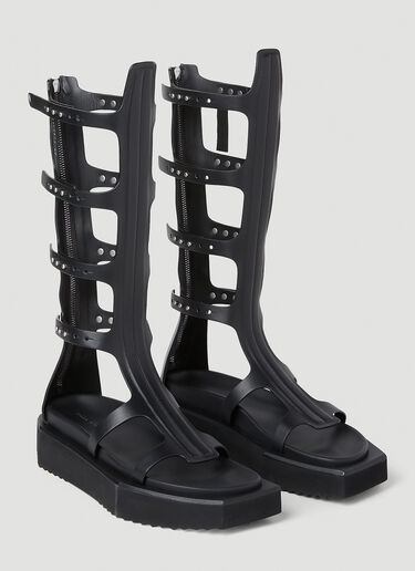 Rick Owens Turbo Cyclops Sandals Black ric0251046