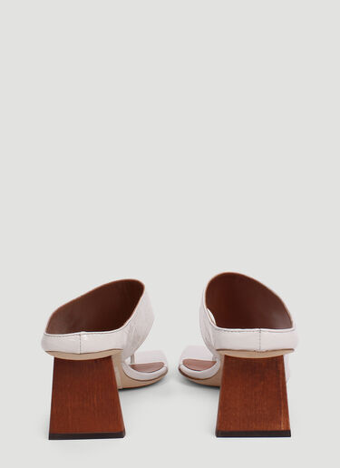 Rejina Pyo Lina Leather Sandals White rej0240011