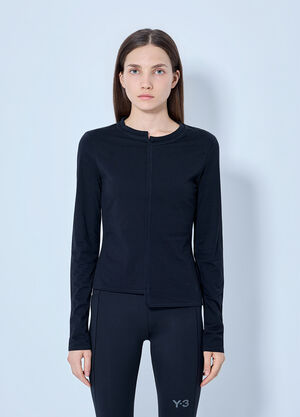 Y-3 Long Sleeve Crewneck Top Black yyy0265001