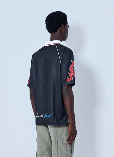 Gallery Dept. Embroidered Polo Shirt Black gdp0164009
