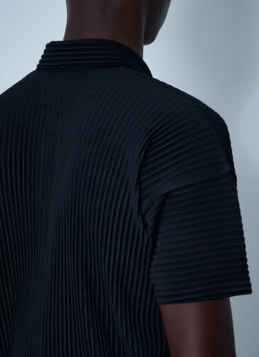 Homme Plissé Issey Miyake Pleated Shirt Black hmp0161016