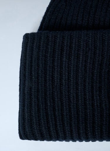 Acne Studios 徽标图案无檐便帽 黑色 acn0162035