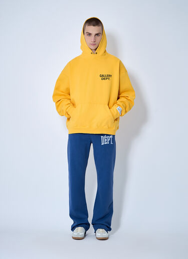 Gallery Dept. 90s Hooded Sweatshirt Yellow gdp0160003