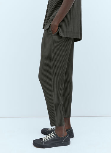 MC July Pleated Knit Pants Homme Plissé Issey Miyake MC July Pleated Knit Pants Brown hmp0154002