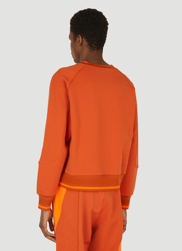 Y-3 Logo Motif Crewneck Sweatshirt Orange yyy0349006