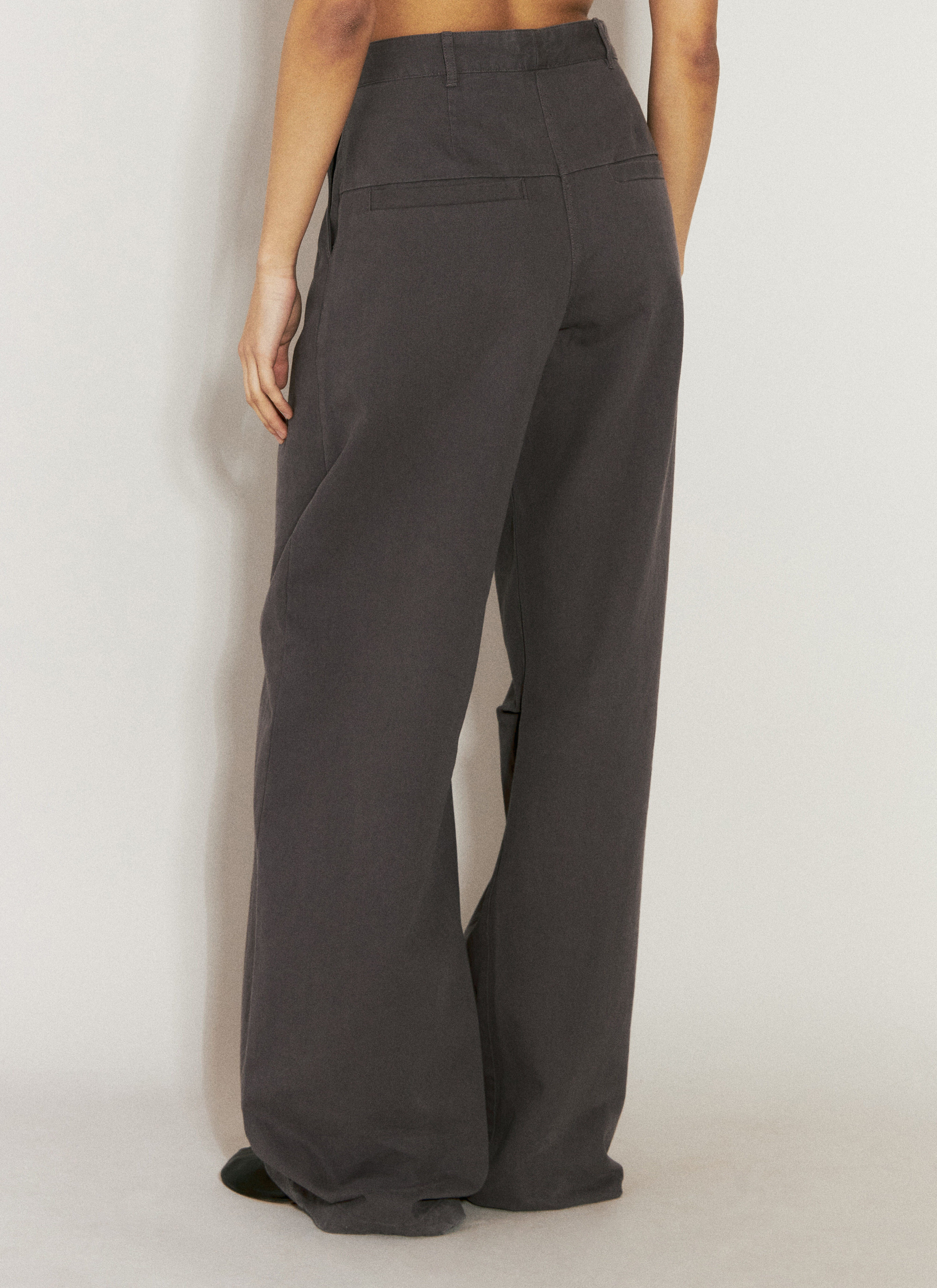 High-Rise PM Pants in Grey