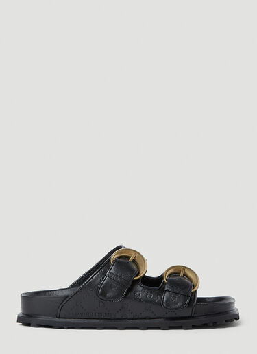 Marine Serre Birk Sandals Black mrs0252041