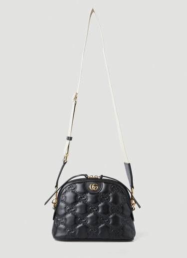 Gucci GG Matelassé Dome Shoulder Bag Black guc0250143