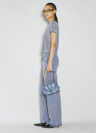 Washed Mini Shoulder Bag Guess USA Washed Mini Shoulder Bag Blue gue0254004